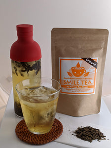 "Smile Tea" Organic Premium Hoji Roasted Tea (Loose Leaf), 50grams